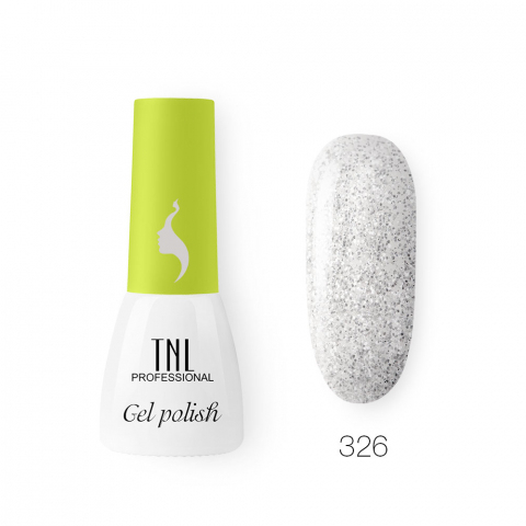 TNL Гель-лак 8 Чувств Mini №326 снежинки, 3,5 мл.