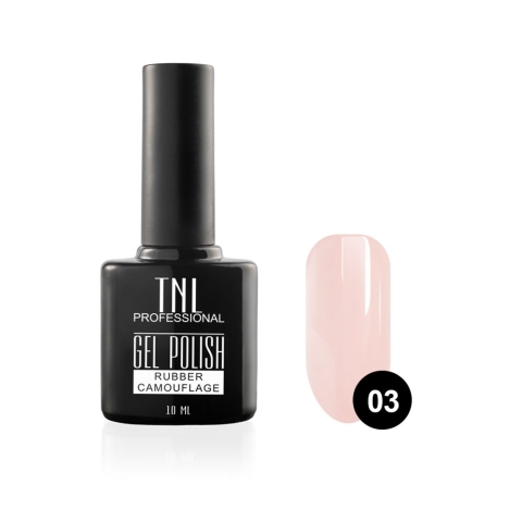 TNL Гель-лак Rubber camouflage №03, 10 мл. 