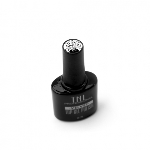 TNL Закрепитель для гель-лака Матовый Smuzi №02 с блестками, 10 мл.