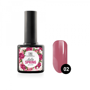 TNL Гель-лак Hello Spring №02 красная аврора, 10 мл.