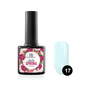 TNL Гель-лак Hello Spring №17 светло-голубой, 10 мл.