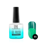 TNL Гель-лак Thermo №11 малахитовый лайм с перламутром, 10 мл.