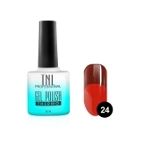 TNL Гель-лак Thermo №24 бурый/ярко-красный, 10 мл.