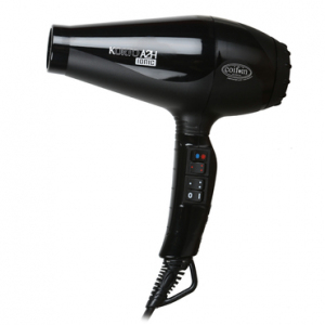 KA2H Фен COIF*IN 2200 Вт, 2 насадки, с ионизацией, чёрный