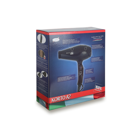 KA2H Фен COIF*IN 2200 Вт, 2 насадки, с ионизацией, чёрный