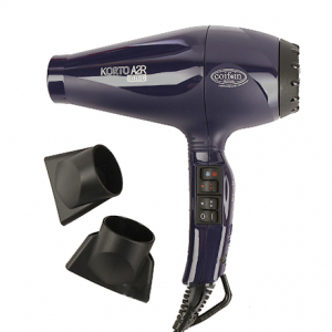 KA2R Фен COIF*IN 2400 Вт, 2 насадки, с ионизацией, чёрный