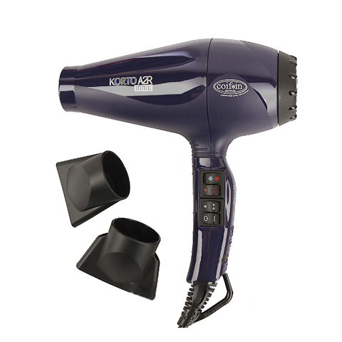 KA2R Фен COIF*IN 2400 Вт, 2 насадки, с ионизацией, чёрный