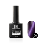 TNL Гель-лак Кошачий глаз №06 сиреневый, 10 мл.