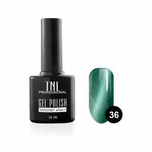 TNL Гель-лак Кошачий глаз №36 фисташковый, 10 мл.