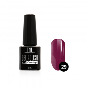 TNL Гель-лак 3 в 1 №29 красно-коричневый, 6 мл.