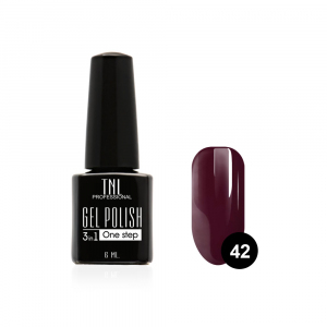 TNL Гель-лак 3 в 1 №42 маджента, 6 мл.