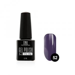 TNL Гель-лак 3 в 1 №52 темный индиго, 6 мл.