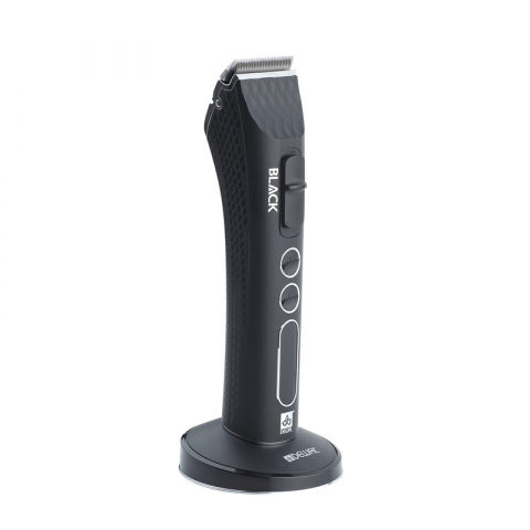 03-065 DEWAL Машинка для стрижки BLACK, 5000-7000 об/мин., нож 45 мм, 1-1,9 мм, 2 насадки