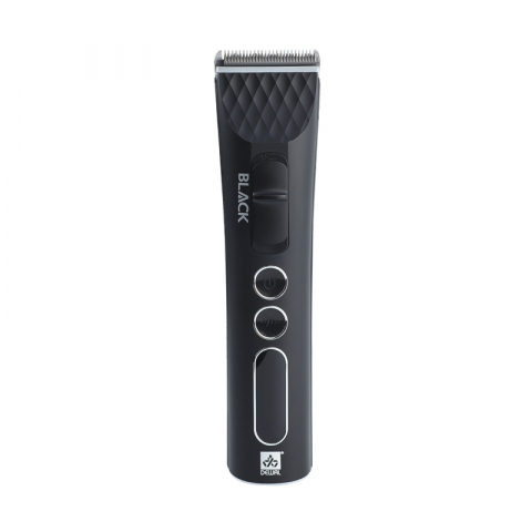 03-065 DEWAL Машинка для стрижки BLACK, 5000-7000 об/мин., нож 45 мм, 1-1,9 мм, 2 насадки