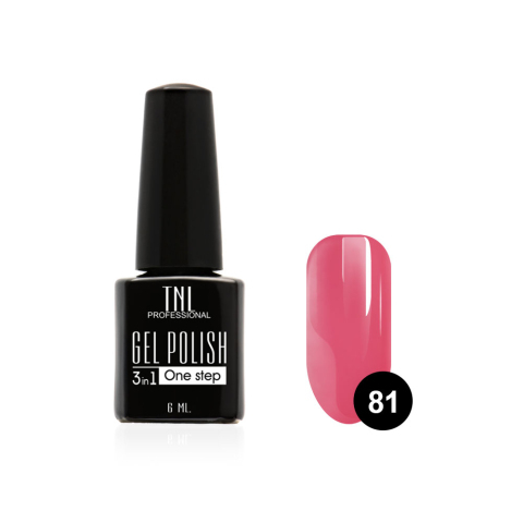 TNL Гель-лак 3 в 1 №81 амарат, 6 мл.