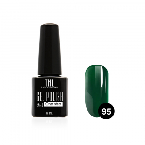 TNL Гель-лак 3 в 1 №95 императорский изумруд, 6 мл.