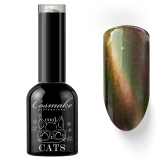 Cosmake 21 Гель-лак Кошачий глаз Серо-зеленый, 11 мл.