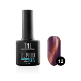 TNL Гель-лак Magnet Lux №12 сливовый с блестками, 10 мл.