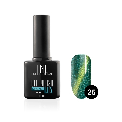 TNL Гель-лак Magnet Lux №25 блестящий бирюзовый, 10 мл.
