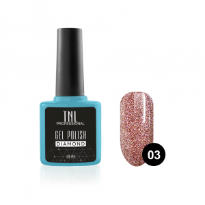 TNL Гель-лак Diamond №03 Опал, 10 мл.