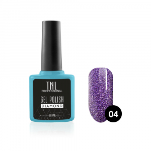 TNL Гель-лак Diamond №04 Аметист, 10 мл.