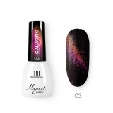 TNL Гель-лак Кошачий глаз Galactic №03 Гранатовая звезда, 7 мл.
