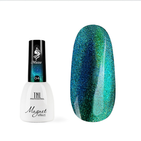 TNL Гель-лак Кошачий глаз Muza №04 Лесная нимфа, 7 мл.
