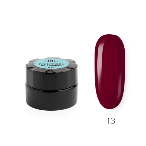 Гель-краска для стемпинга TNL №13 вишневая, 6 мл.