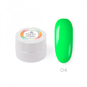 TNL Гель-мусс дизайн объем Puffy №04 Зеленая вспышка, 6 мл.