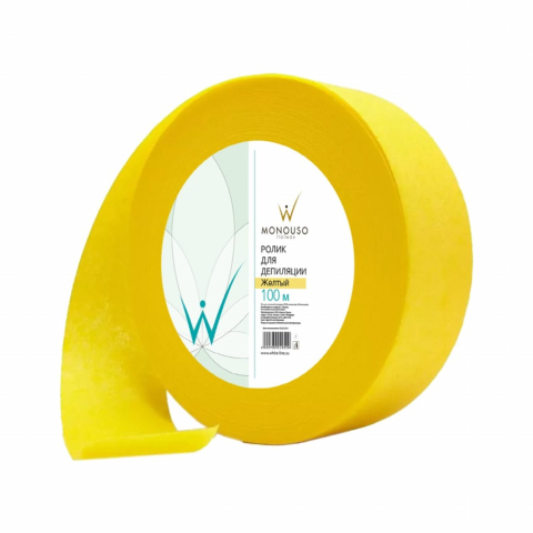 Ролик для депиляции 7 см*100 м ITALWAX Желтый