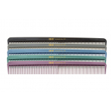 Riff Р301 А Расческа рабочая для стрижки, комбинированная, синяя