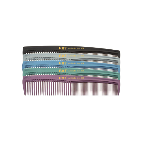 Riff Р304 А Расческа рабочая для стрижки, универсальная, красная