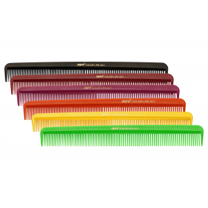 Riff Р401 А Расческа рабочая для стрижки, комбинированная, жёлтая