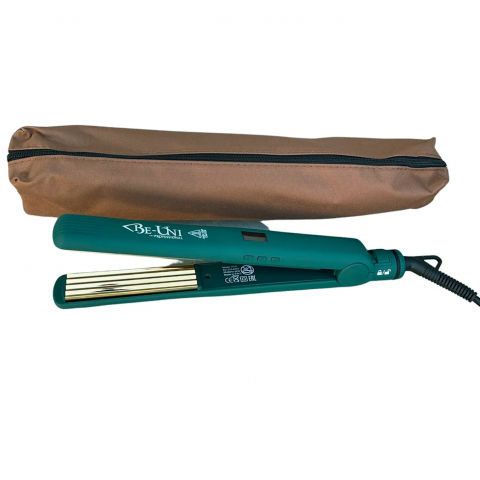 V131 Green Gold Titan Утюжок-гофре ПРО, 60-230 C, с золотым зеркальным титановым покрытием