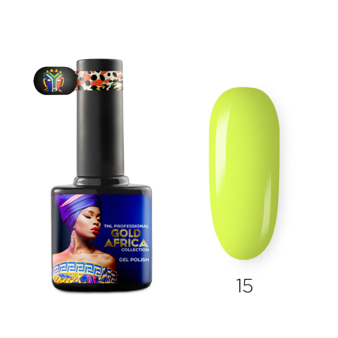 TNL Гель-лак GOLD Africa №15-Желтая игуана, 10 мл.