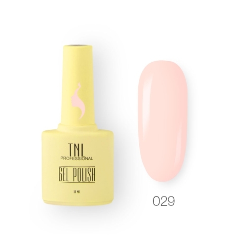 TNL Гель-лак 8 Чувств №029 пастельно-кремовый, 10 мл.