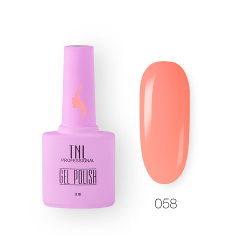TNL Гель-лак 8 Чувств №058 абрикосовый щербет, 10 мл.