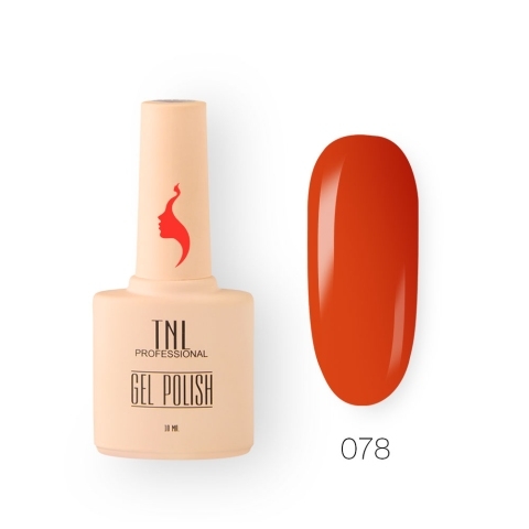 TNL Гель-лак 8 Чувств №078 перец чили, 10 мл.