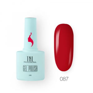 TNL Гель-лак 8 Чувств №087 роскошный красный, 10 мл.