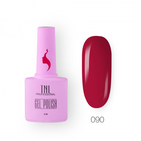 TNL Гель-лак 8 Чувств №090 бордо, 10 мл.