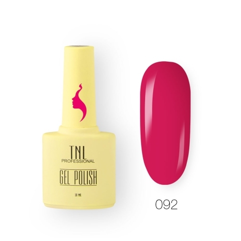 TNL Гель-лак 8 Чувств №092 вишневый пунш, 10 мл.