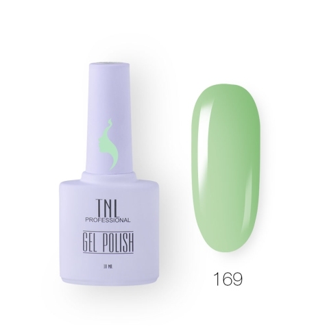 TNL Гель-лак 8 Чувств №169 райский зеленый, 10 мл.