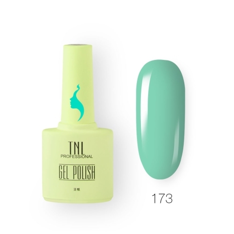 TNL Гель-лак 8 Чувств №173 бирюзовый, 10 мл.