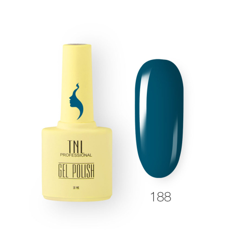 TNL Гель-лак 8 Чувств №188 изумрудный город, 10 мл.