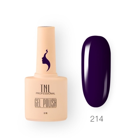 TNL Гель-лак 8 Чувств №214 ночная фиалка, 10 мл.