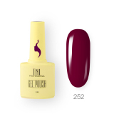 TNL Гель-лак 8 Чувств №252 марсала, 10 мл.