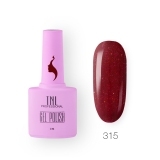 TNL Гель-лак 8 Чувств №315 зерна граната, 10 мл.