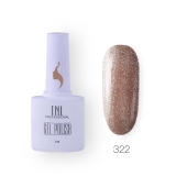 TNL Гель-лак 8 Чувств №322 молотый кофе, 10 мл.