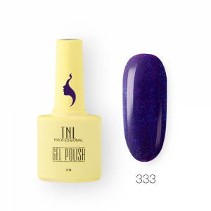TNL Гель-лак 8 Чувств №333 лиловая ночь, 10 мл.