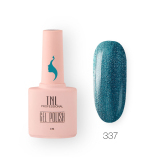 TNL Гель-лак 8 Чувств №337 сияющая лазурь, 10 мл.